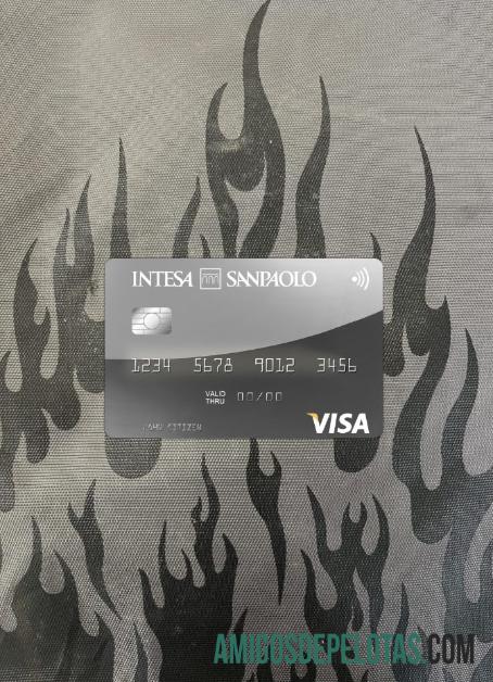 Albânia Intesa Sanpaolo Bank Visa Card Photolook Front exemplo